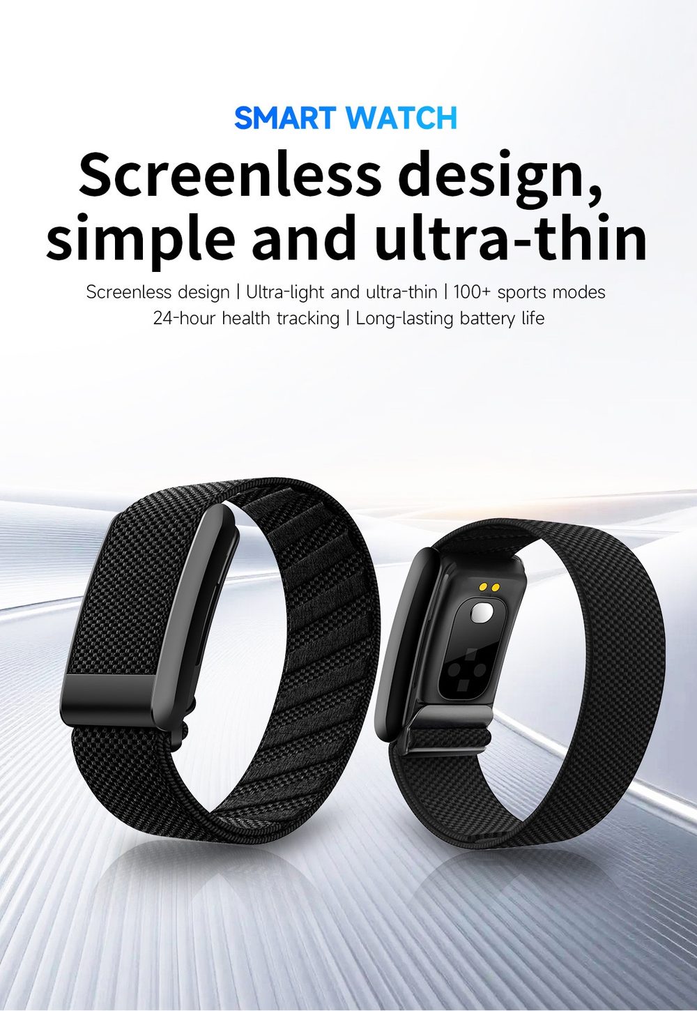 Design sans écran, simple et ultra-fin