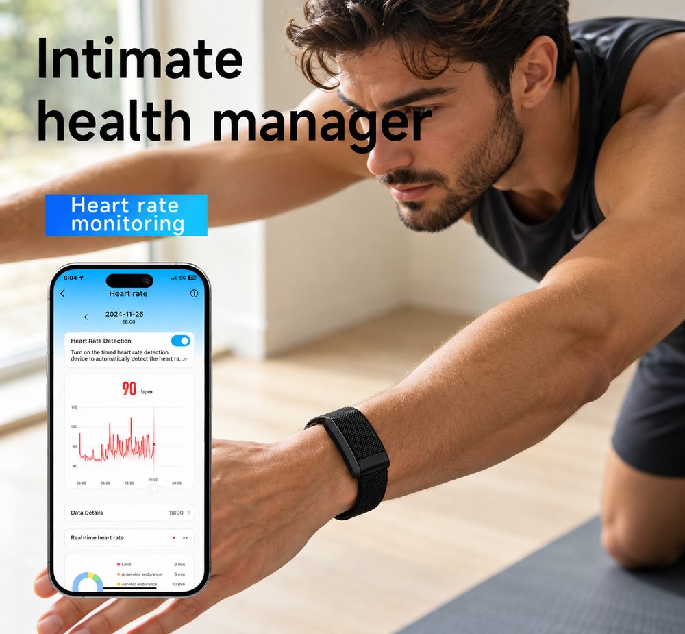 Suivi de la fréquence cardiaque dans l'appli