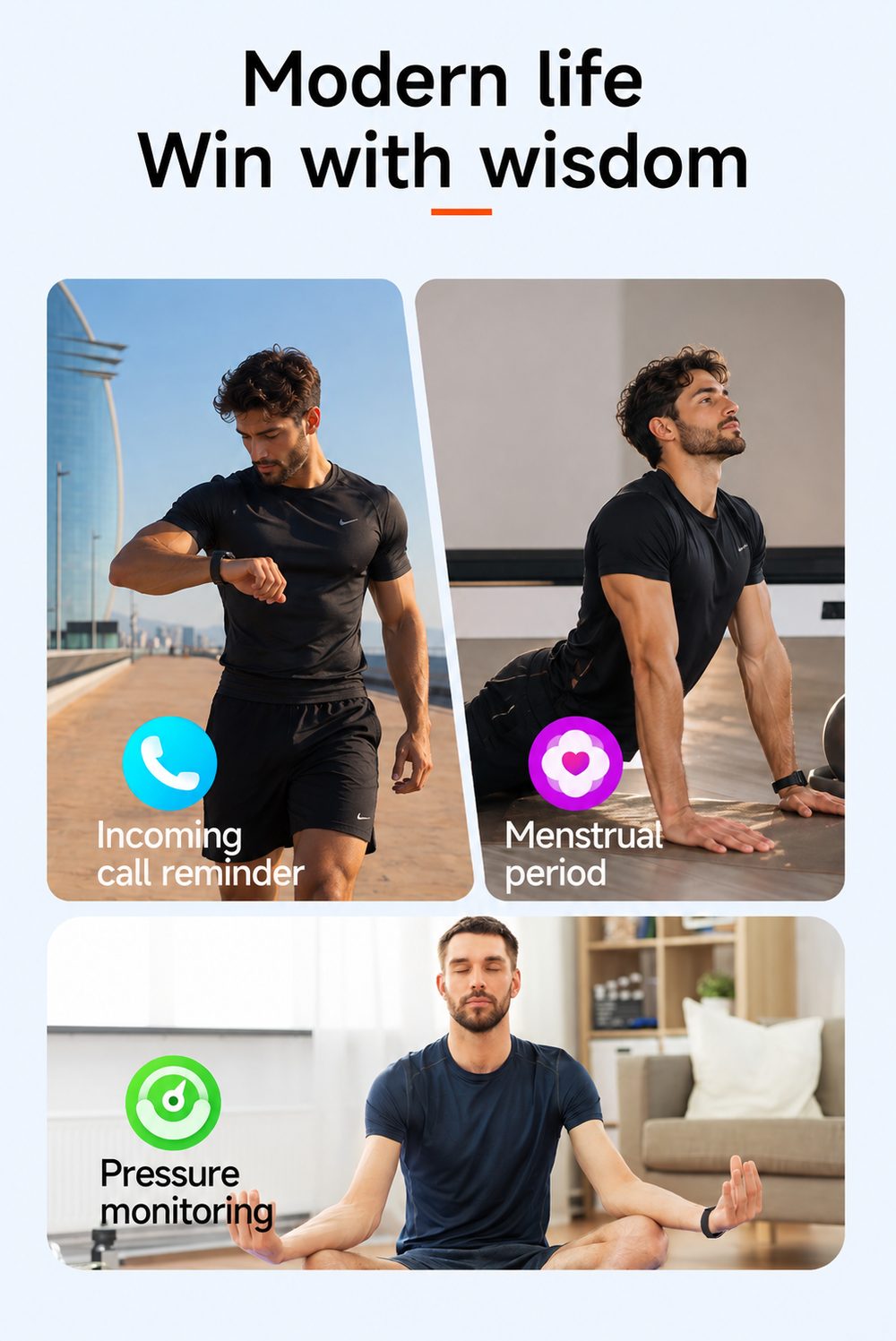 Rappel d'appel, cycle menstruel et suivi du stress