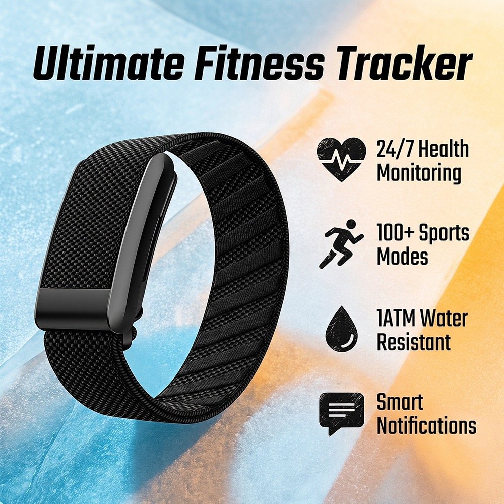 Suivi santé 24 h/24, plus de 100 modes sport, résistance à l'eau, notifications